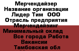 Мерчендайзер › Название организации ­ Лидер Тим, ООО › Отрасль предприятия ­ Мерчендайзинг › Минимальный оклад ­ 6 000 - Все города Работа » Вакансии   . Тамбовская обл.,Моршанск г.